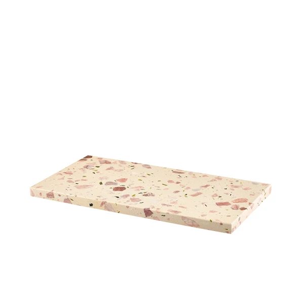 GenWare Terrazzo Servierplatte 32 x 18 cm GN 1/3 TRZ-3218 by Genware color Svart