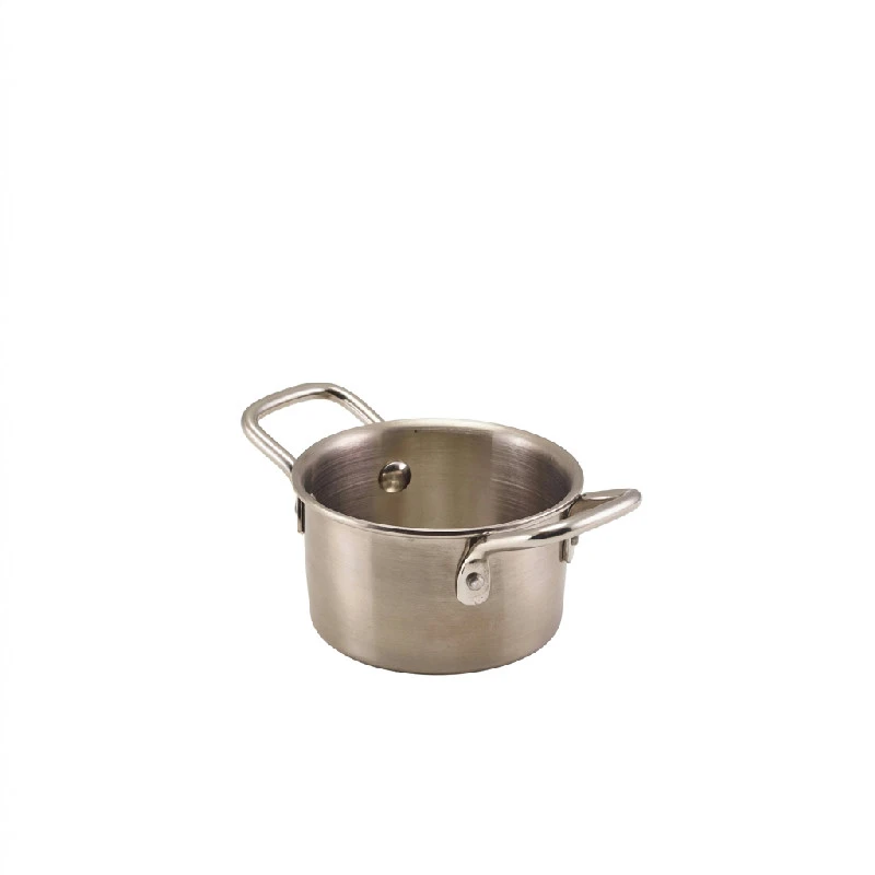 GenWare Mini Edelstahl-Kasserolle 9,2 x 5,2 cm MSCD9 by Genware color Svart