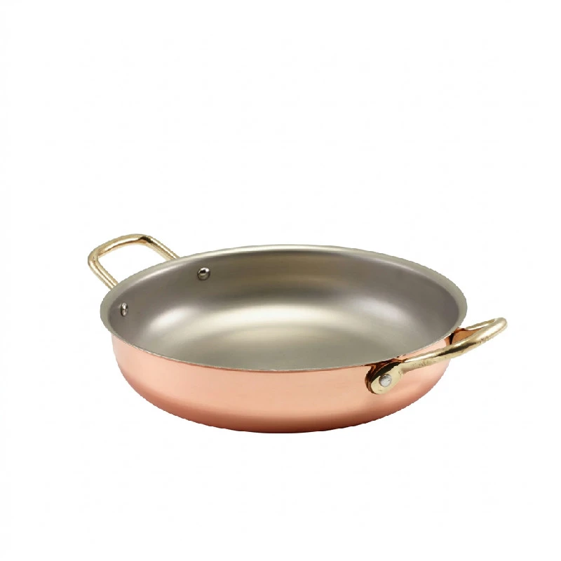 GenWare runde Kupferschale 22 x 5 cm SRD22C by Genware color Svart