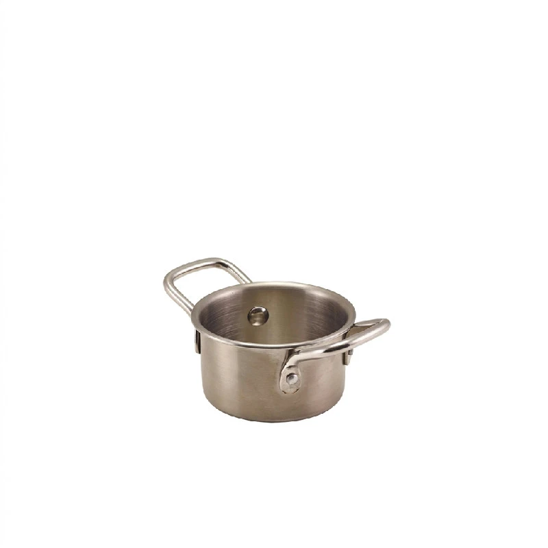 GenWare Mini-Edelstahlkasserolle 8,6 x 4,7 cm MSCD8 by Genware color Svart