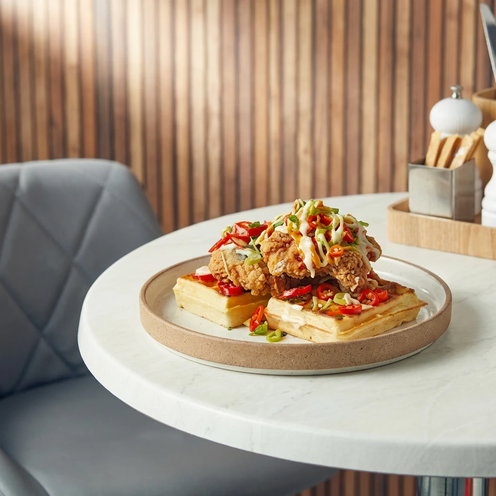 GenWare Kava White Steingut-Präsentationsteller mit rauem Rand 20 cm LPR-KW20 by Genware color Svart