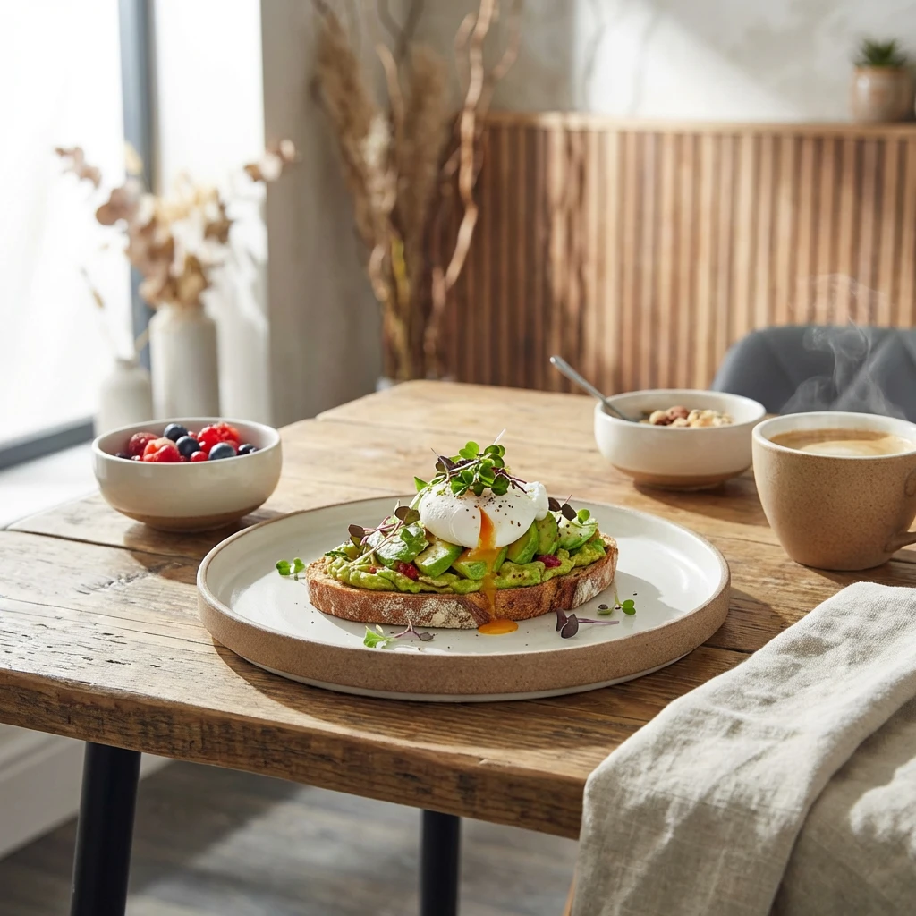 GenWare Kava White Steingut-Präsentationsteller mit rauem Rand 20 cm LPR-KW20 by Genware color Svart