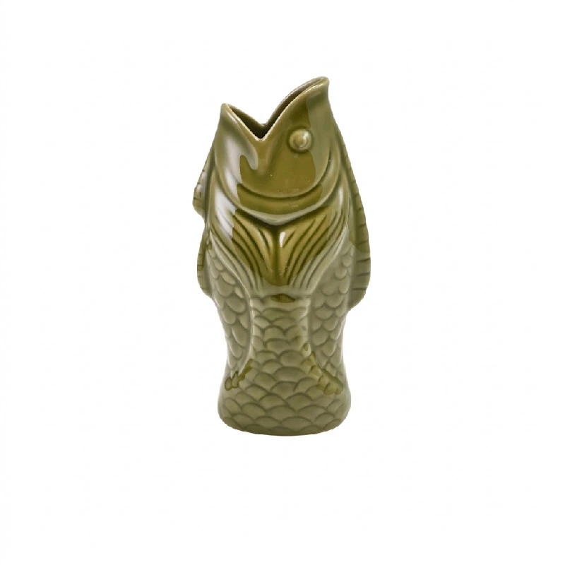 GenWare Green Fish Tiki-Becher 38 cl / 13,4 oz FSH380GR by Genware color Svart