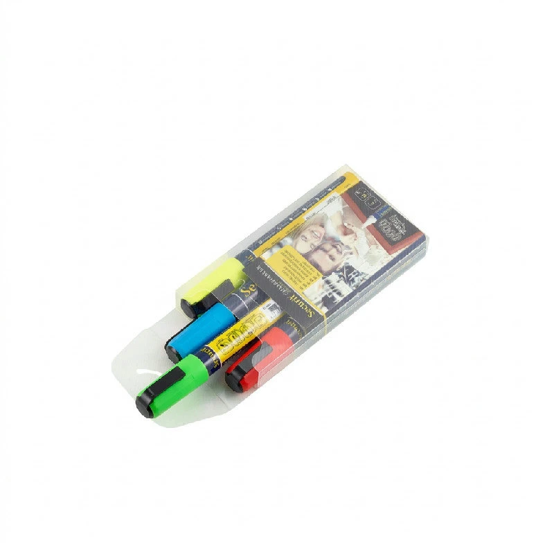 Kreidemarker 4er-Pack (Rot, Grün, Gelb, Blau) Medium SMA510-V4 by Genware color Svart