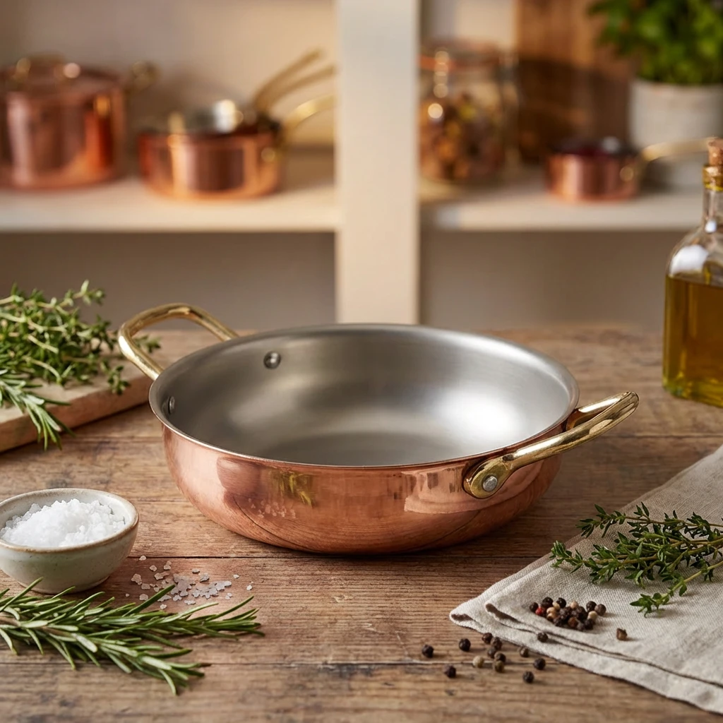 GenWare Copper Runde Servierschale 19,5 x 5 cm SRD19C by Genware color Svart