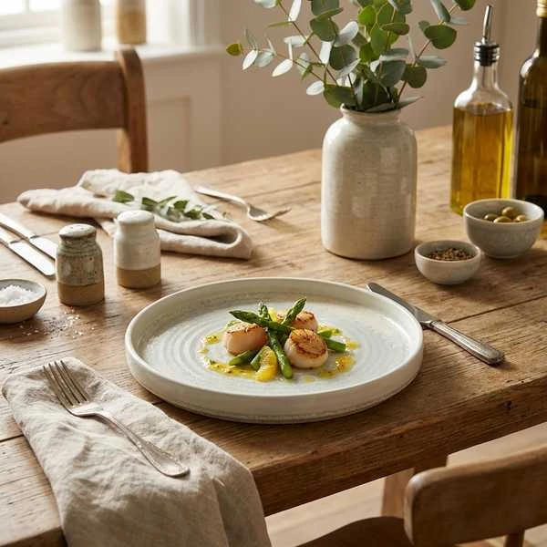 Terra Porcelain Pearl Präsentationsteller 26 cm PR-PPL26 by Genware color Svart