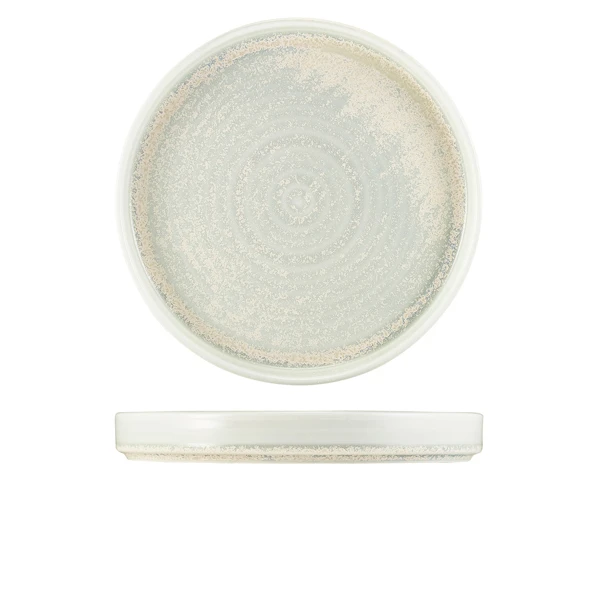 Terra Porcelain Pearl Präsentationsteller 26 cm PR-PPL26 by Genware color Svart