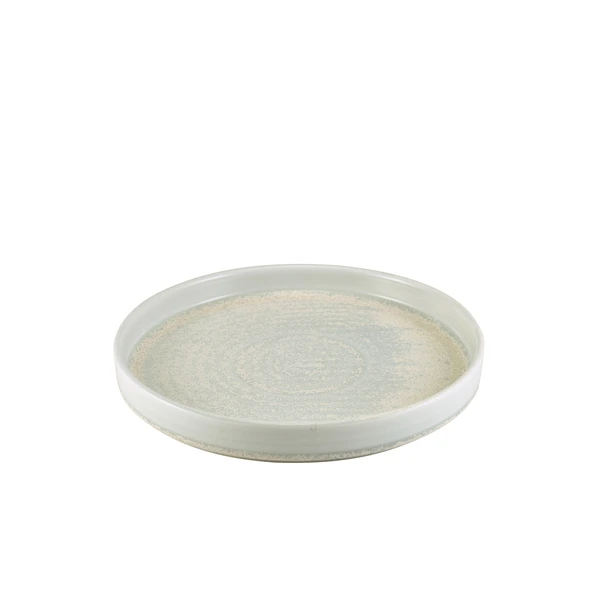 Terra Porcelain Pearl Präsentationsteller 26 cm PR-PPL26 by Genware color Svart