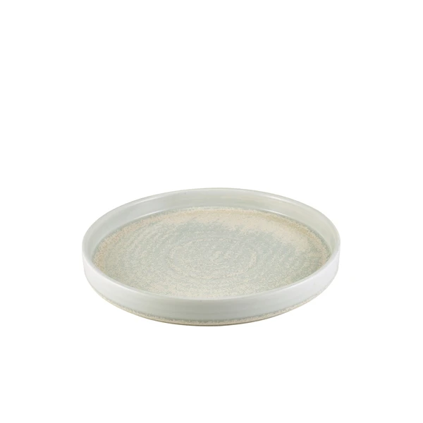 Terra Porcelain Pearl Präsentationsteller 26 cm PR-PPL26 by Genware color Svart