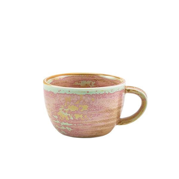 Terra Porcelain Rose Kaffeetasse 22 cl / 7,75 oz CUP-PRS23 by Genware color Svart
