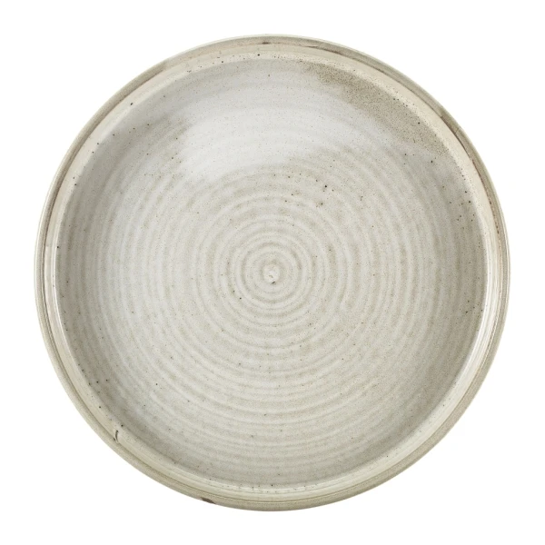 Terra Porcelain Grey Präsentationsteller 26 cm PR-PG26 by Genware color Svart