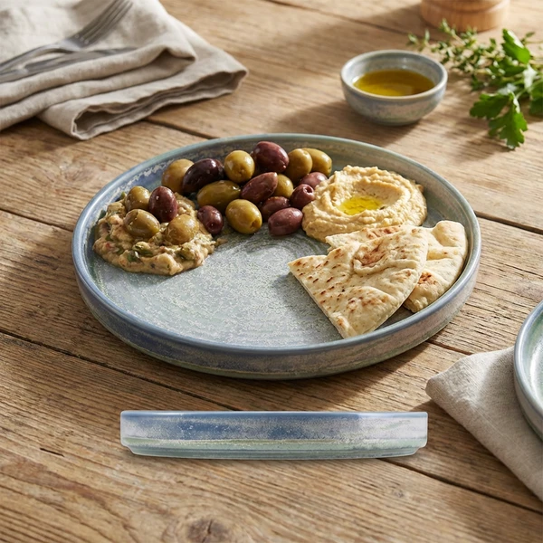 Terra Porcelain Seafoam Servierteller 20,5 cm PR-PSF21 by Genware color Svart