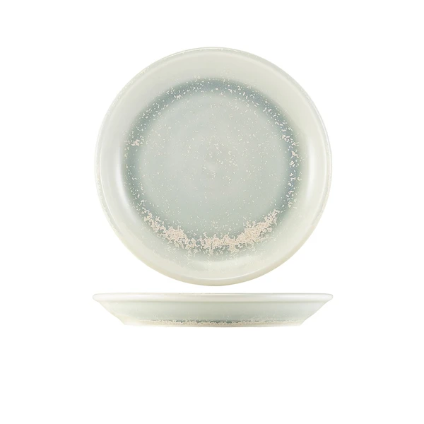 Terra Porcelain Pearl Coupé-Teller 19 cm CP-PPL19 by Genware color Svart