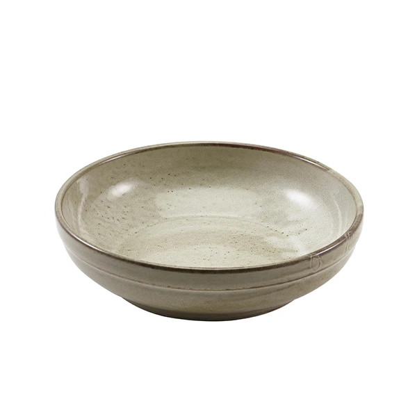 Terra Porcelain Grey Coupeschale 20 cm CB-PG20 by Genware color Svart