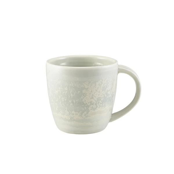 Terra Porcelain Pearl Becher 30 cl / 10,5 oz MUG-PPL32 by Genware color Svart