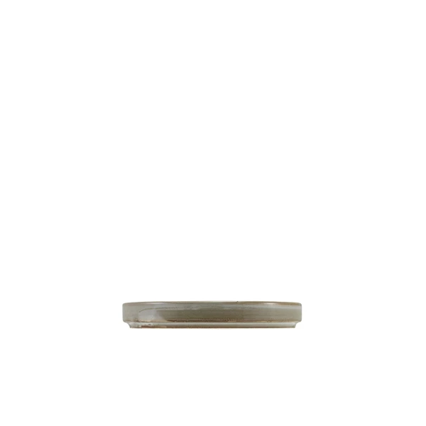 Terra Porcelain Grey Flacher Präsentationsteller 14 cm LP-PG14 by Genware color Svart
