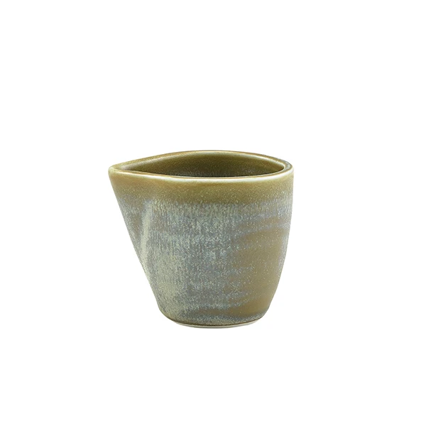 Terra Porcelain Kännchen Mattgrau 9 cl/3 oz JUG-PMG9 by Genware color Svart