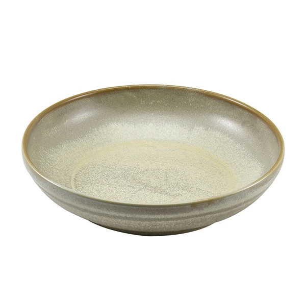 Terra Porcelain Matt Grau Coupe-Schale 27,5 cm CB-PMG27 by Genware color Svart