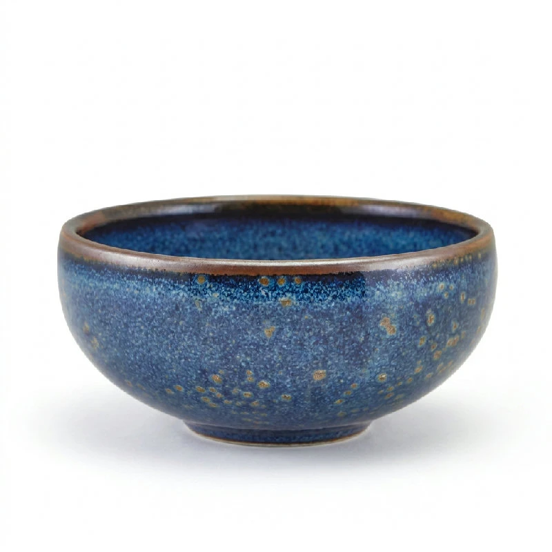 Terra Porcelain Aqua Blau bauchige Schale 11,5 cm BB-PBL11 by Genware color Svart
