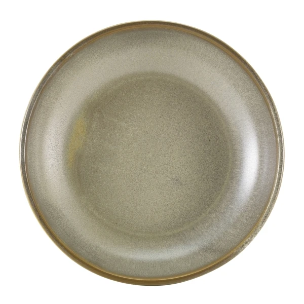 Terra Porcelain Matt Grau Coupeschale 23 cm CB-PMG23 by Genware color Svart