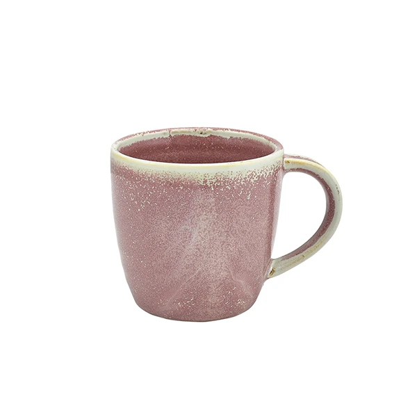 Terra Porcelain Rose Becher 30 cl / 10,5 oz MUG-PRS32 by Genware color Svart
