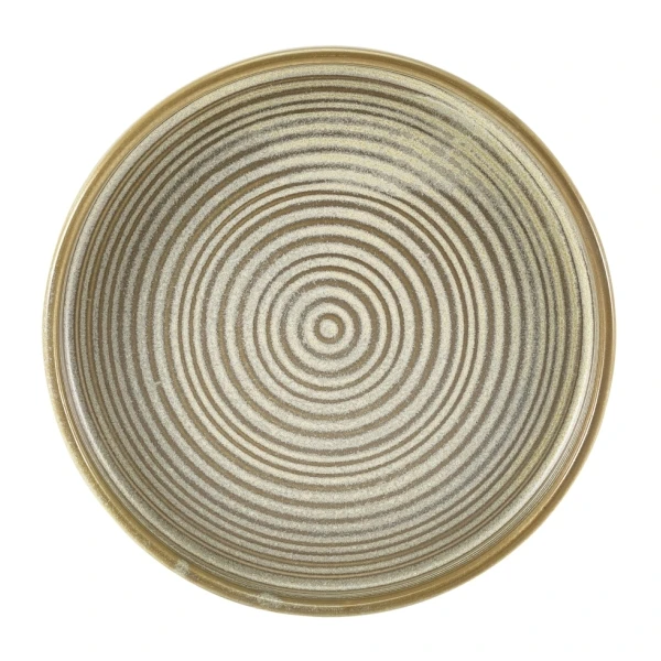 Terra Porcelain Mattgrau Präsentationsteller 18 cm PR-PMG18 by Genware color Svart