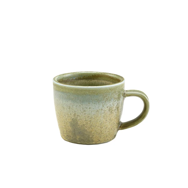 Terra Porcelain Espressotasse Mattgrau 9 cl / 3 oz CUP-PMG9 by Genware color Svart