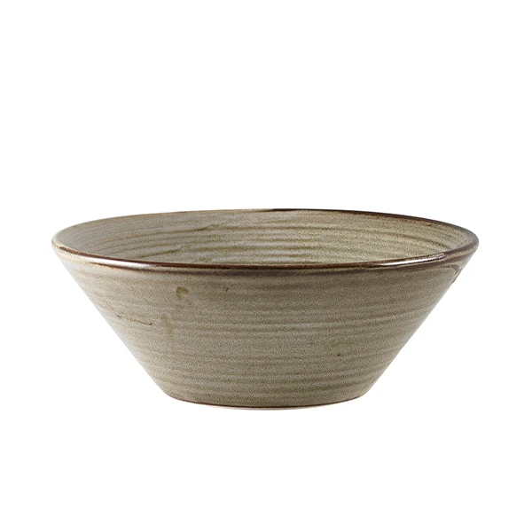 Terra Porcelain Grey Konische Schale 16 cm CN-PG16 by Genware color Svart