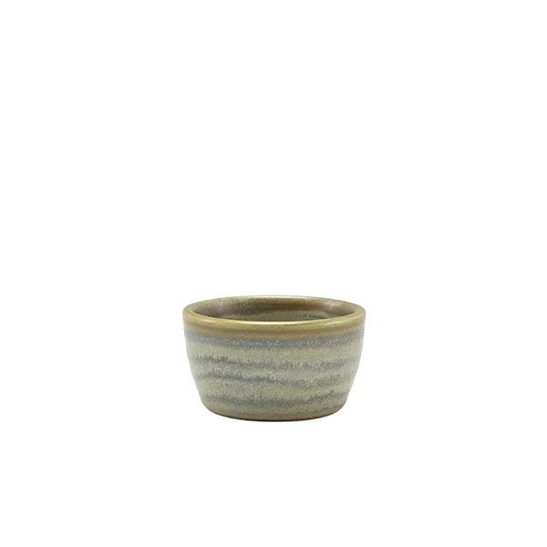 Terra Porcelain Matt Grau Ramekin 45ml/1,5oz RAM-PMG1 by Genware color Svart