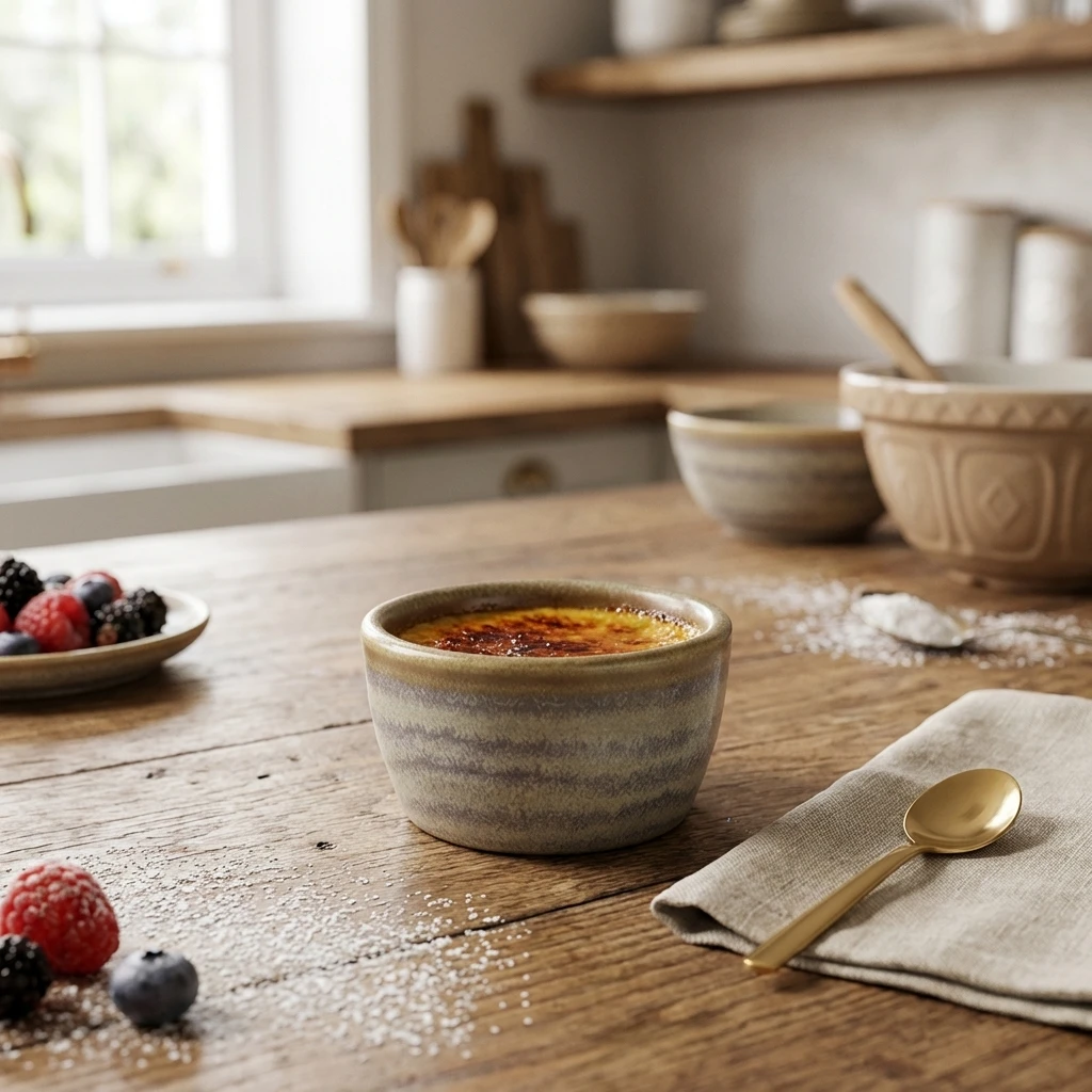 Terra Porcelain Matt Grau Ramekin 45ml/1,5oz RAM-PMG1 by Genware color Svart