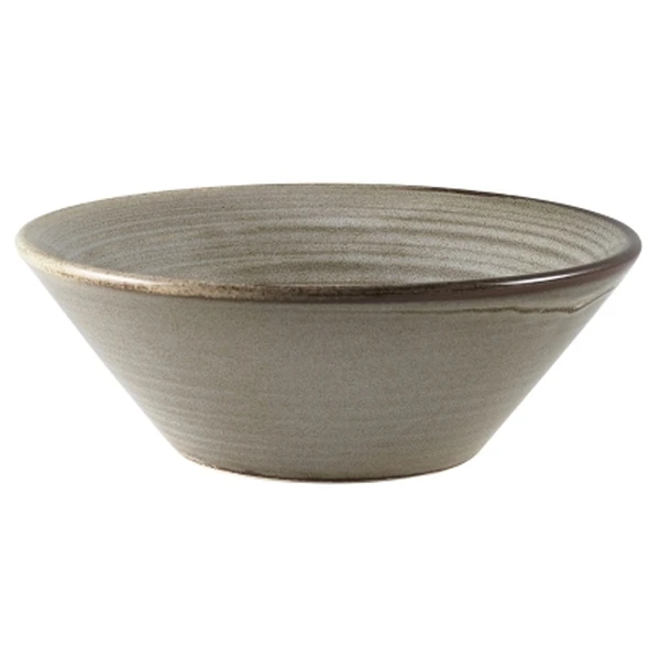Terra Porcelain Grey Konische Schale 14 cm CN-PG14 by Genware color Svart