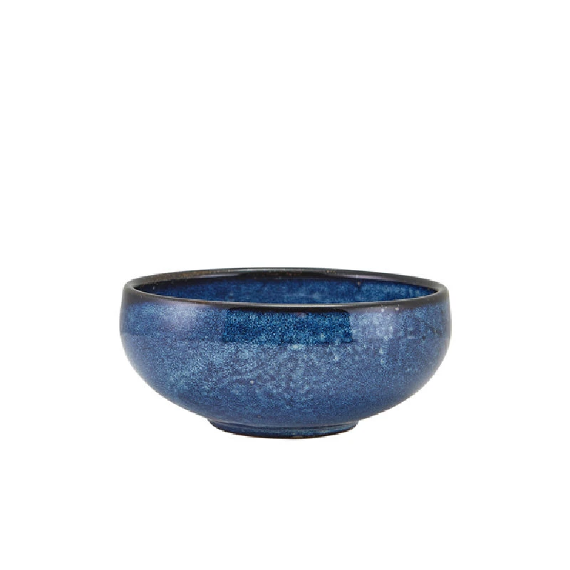 Terra Porcelain Aqua Blau Bauchschale 14,5 cm BB-PBL14 by Genware color Svart