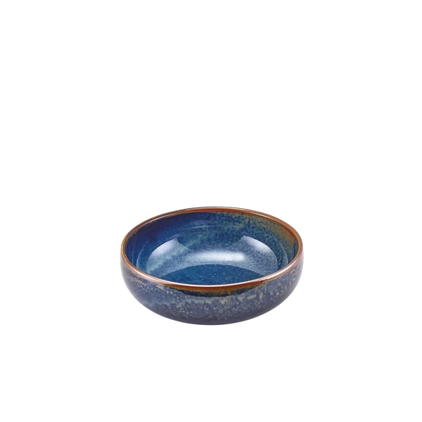 Terra Porcelain Aqua Blau Bauchschale 14,5 cm BB-PBL14 by Genware color Svart