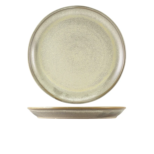 Terra Porcelain Coupeteller Mattgrau 30,5 cm CP-PMG30 by Genware color Svart