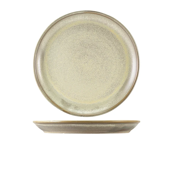 Terra Porcelain Mattgrau Coupeteller 27,5 cm CP-PMG27 by Genware color Svart