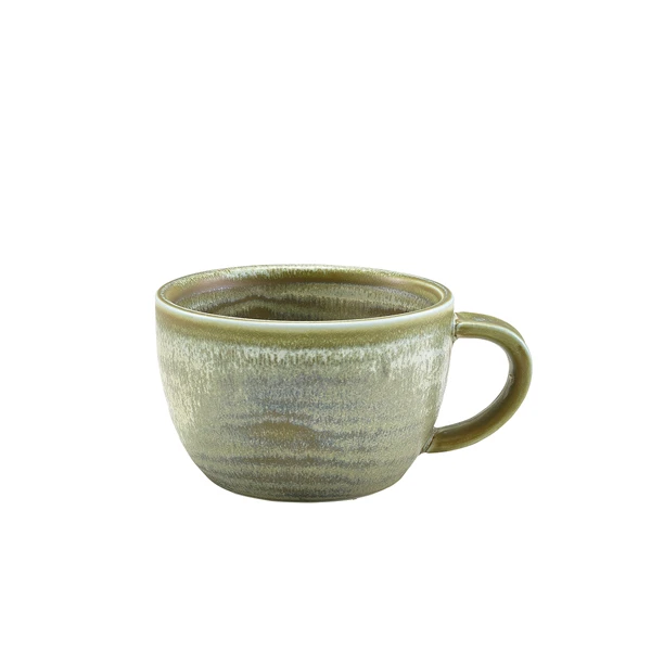 Terra Porcelain Kaffeetasse Mattgrau 22 cl / 7,75 oz CUP-PMG23 by Genware color Svart
