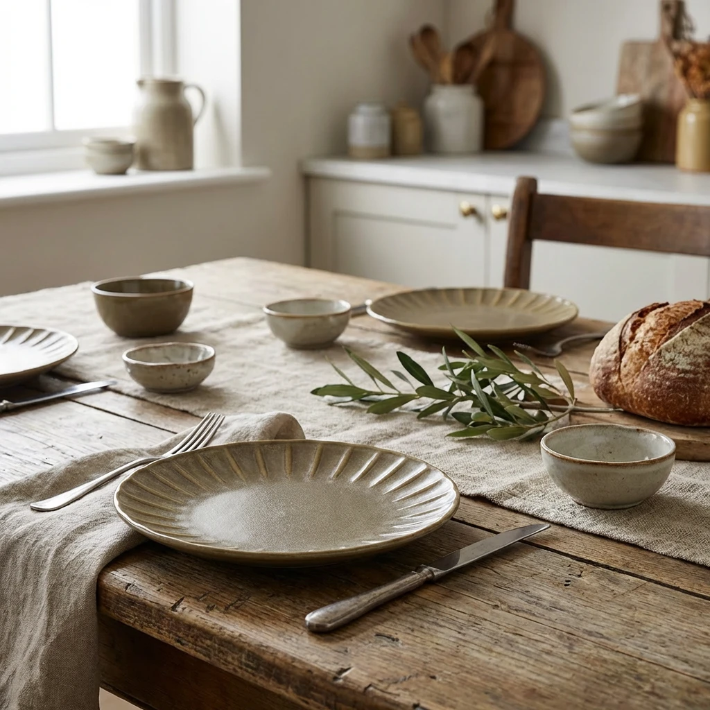 Terra Porcelain Mattgrau gewellter Coupeteller 26 cm CP-SMG26 by Genware color Svart