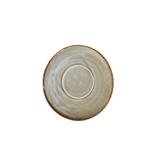 Terra Porcelain Grey Untertasse 14,5 cm SCR-PG14 by Genware color Svart