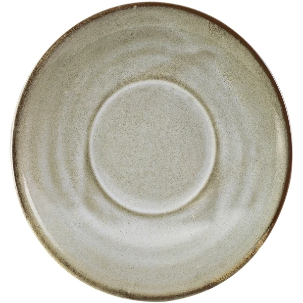 Terra Porcelain Grey Untertasse 14,5 cm SCR-PG14 by Genware color Svart