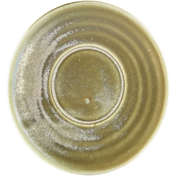 Terra Porcelain Matt Grau Untertasse 14,5 cm SCR-PMG14 by Genware color Svart