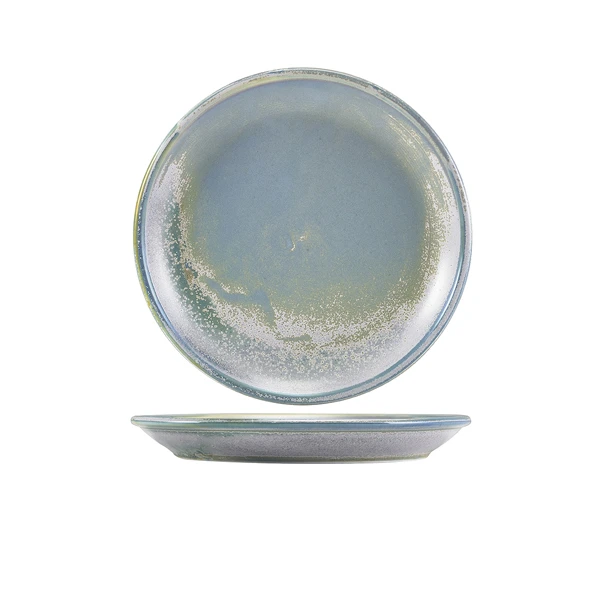 Terra Porcelain Seafoam Coupe Teller 19 cm CP-PSF19 by Genware color Svart