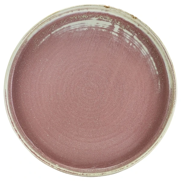 Terra Porcelain Rose Präsentationsteller 26 cm PR-PRS26 by Genware color Svart