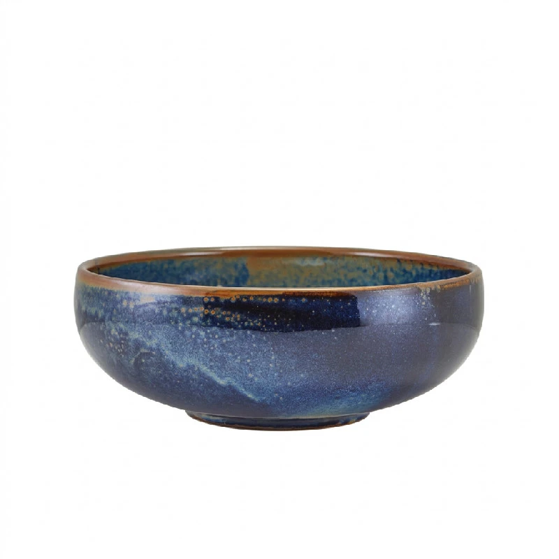 Terra Porcelain Aqua Blau Maven Schale 20 cm BB-PBL20 by Genware color Svart