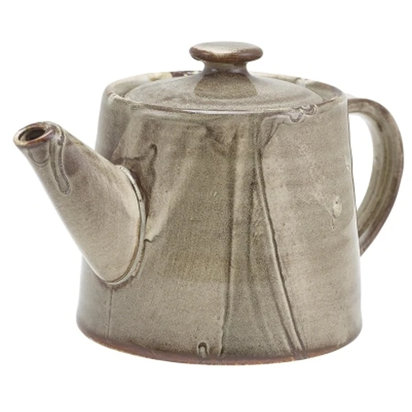 Terra Porcelain Grey Teekanne 50 cl / 17,6 oz TP-PG50 by Genware color Svart