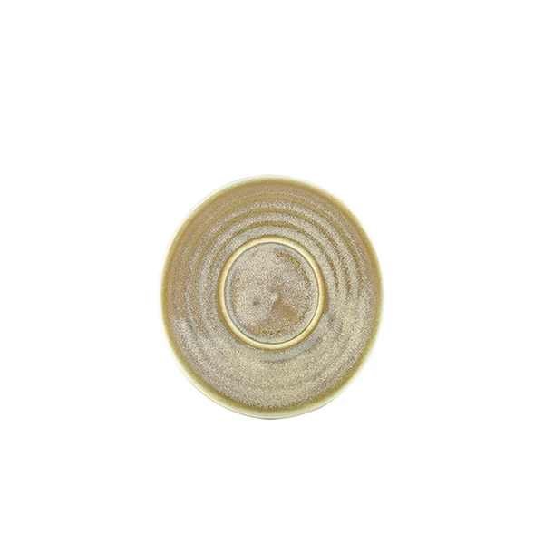 Terra Porcelain Matt Grau Untertasse 11,5 cm SCR-PMG11 by Genware color Svart