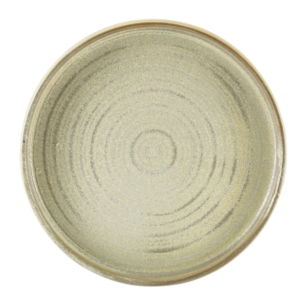Terra Porcelain Mattgrau Präsentationsteller 20,5 cm PR-PMG21 by Genware color Svart