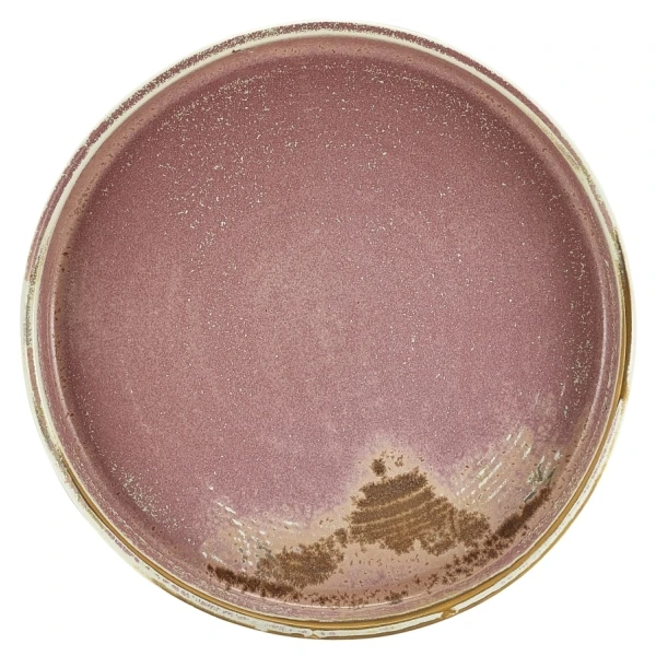 Terra Porcelain Rose Präsentationsteller 18 cm PR-PRS18 by Genware color Svart