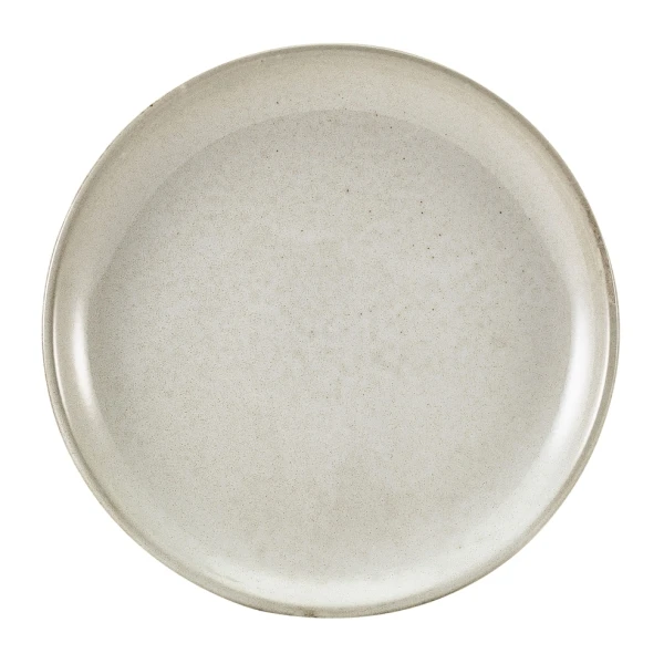 Terra Porcelain Grey Coupe-Teller 24 cm CP-PG24 by Genware color Svart