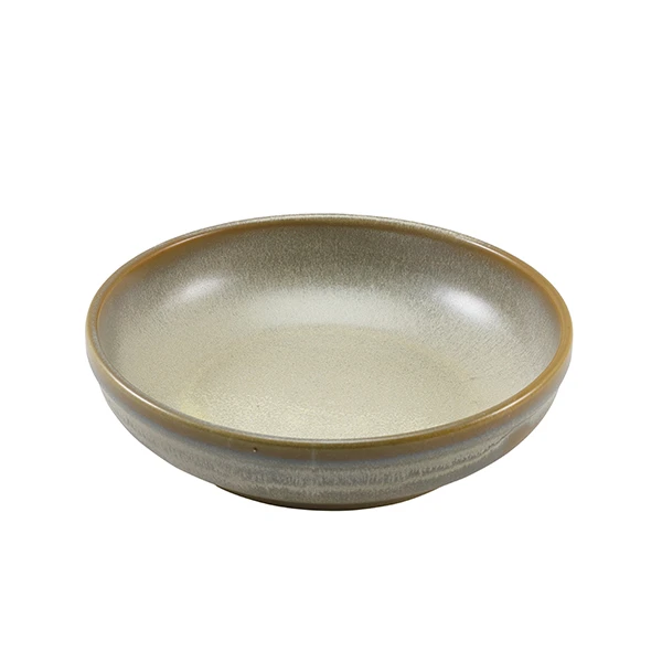 Terra Porcelain Coupe-Schale Mattgrau 20 cm CB-PMG20 by Genware color Svart