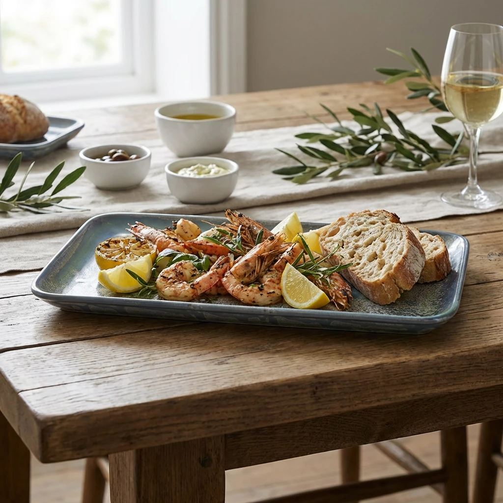 Terra Porcelain Seafoam Rechteckige Servierplatte 30 x 20 cm NR-PSF32 by Genware color Svart